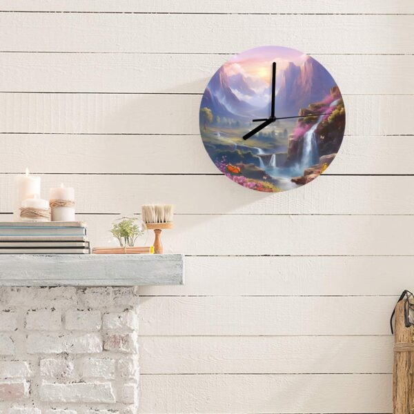 Wall Clock Artwork – Personalized Clocks 11.6″ –  Mystic Falls Gifts/Party/Celebration Custom Artwork Wall Clocks 5