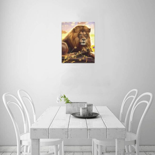 Canvas Prints Wall Art Print Decor – Framed Canvas Print 8×10 inch –  Lion King 8" x 10" Artistic Wall Hangings