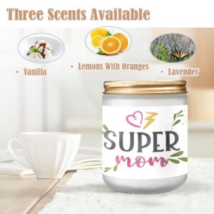 Scented Candle – Mother’s Day – Super Mom Heart Gifts/Party/Celebration Aroma Therapy candle