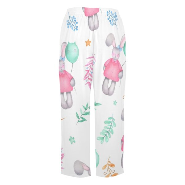 Ladies Sleeping Pajama Pants – Easter Bunny Girl – Women’s Pajama Trousers Clothing Cozy Lounge Trousers 5