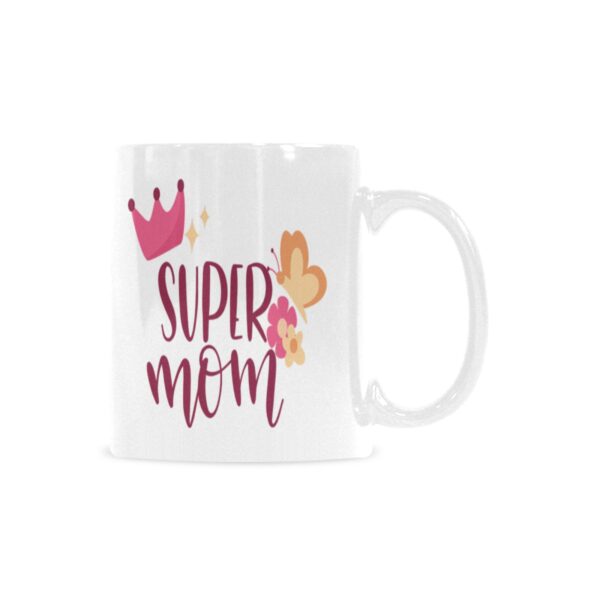 Ceramic Mug – 11 oz White Coffee Mug – Mother’s Day Gift – Super Queen Drinkware ceramic coffee mug 7