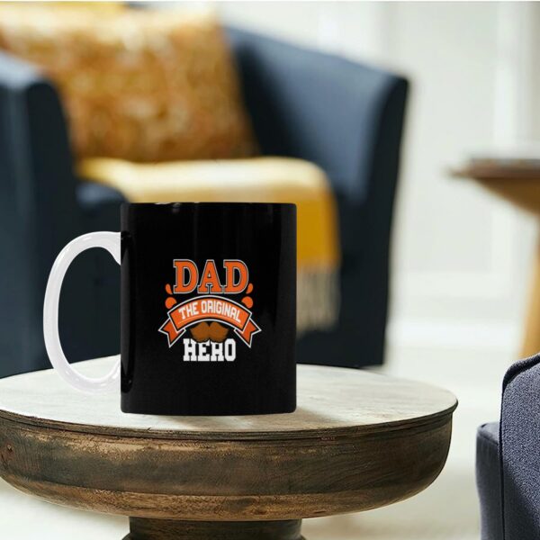 Ceramic Mug – Father’s Day – Dad Hero – 11 oz White Coffee Mug Drinkware ceramic coffee mug 6