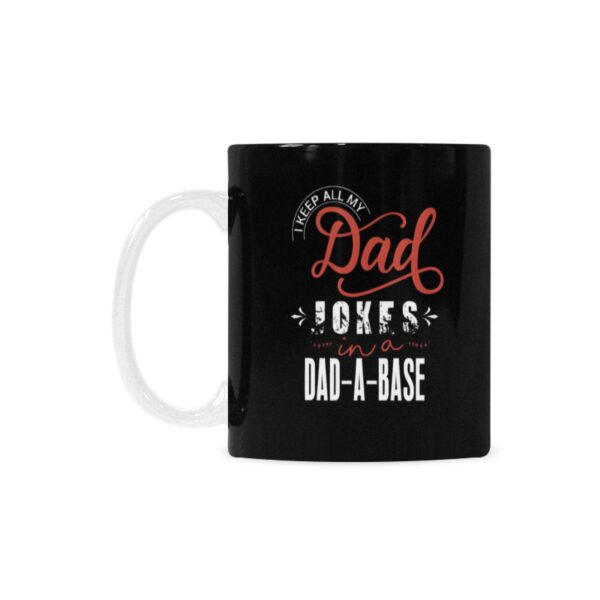 Ceramic Mug – Father’s Day – D-Base Red – 11 oz White Coffee Mug Drinkware ceramic coffee mug 2