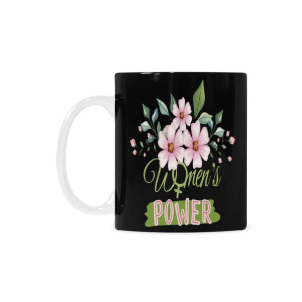 Ceramic Mug – 11 oz Women’s Day Gift –  Power Black Coffee Mug Drinkware ceramic coffee mug 2