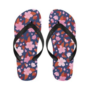 Unisex Flip Flops – Summer Beach Sandals – Floral Field Clothing Beach footwear