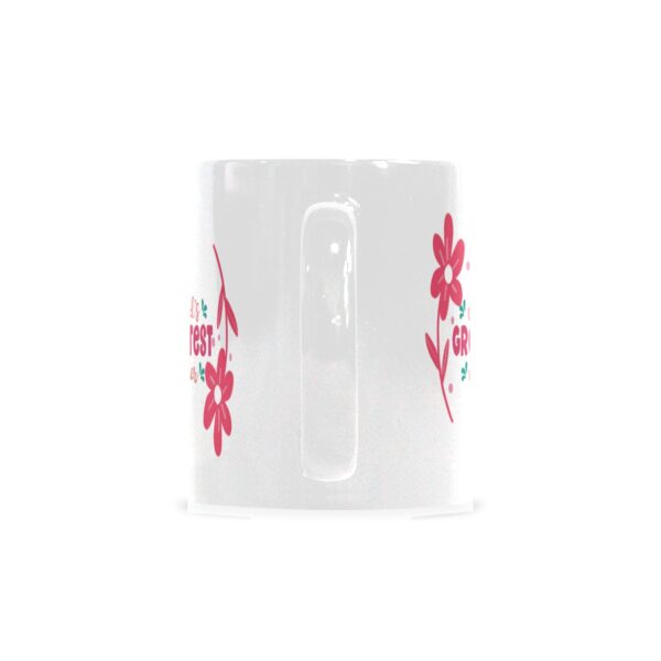 Ceramic Mug – 11 oz White Coffee Mug – Mother’s Day Gift – Greatest Drinkware ceramic coffee mug 3