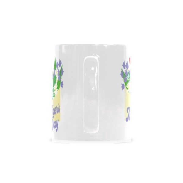 Ceramic Mug – 11 oz White Coffee Mug – Mother’s Day Gift – MD Tulips Drinkware ceramic coffee mug 3