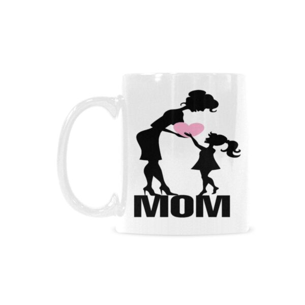 Ceramic Mug – 11 oz White Coffee Mug – Mother’s Day Gift – Mom Heart Drinkware ceramic coffee mug 2