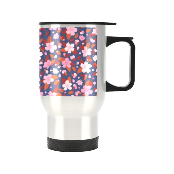Insulated Stainless Steel Travel Mug – Commuters Cup – Floral Field  (14 oz) Drinkware Double Wall Insulated Cup 3