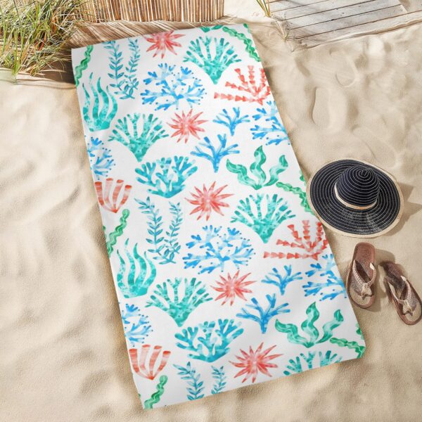 Beach Towels – Large Summer Vacation or Spring Break Beach Towel 31″x71″ – Just Coral Beach Towels beach towel 5
