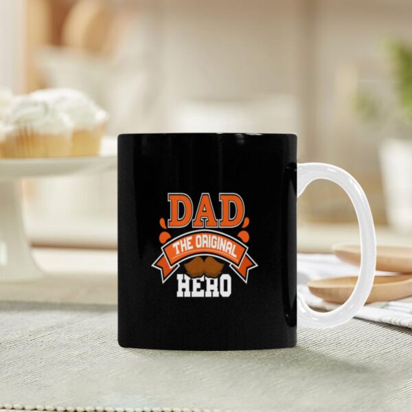 Ceramic Mug – Father’s Day – Dad Hero – 11 oz White Coffee Mug Drinkware ceramic coffee mug