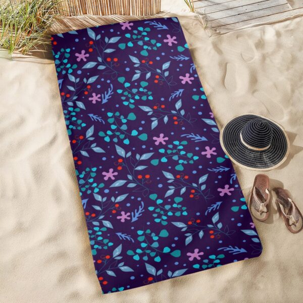 Beach Towels – Large Summer Vacation or Spring Break Beach Towel 31″x71″ – Purple Stars Beach Towels beach towel 5