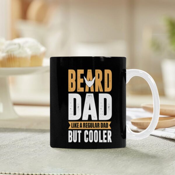 Ceramic Mug – Father’s Day – Dad Beard – 11 oz White Coffee Mug Drinkware ceramic coffee mug