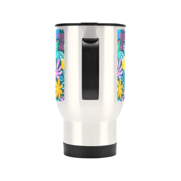 Insulated Stainless Steel Travel Mug – Commuters Cup – Pastel Jungle  (14 oz) Drinkware Double Wall Insulated Cup 4