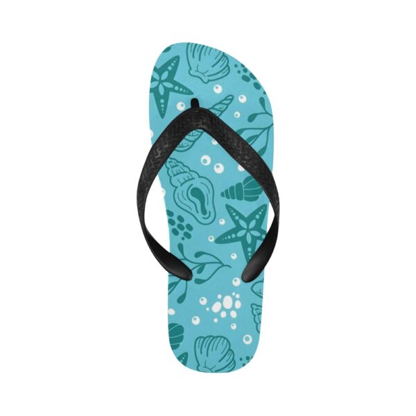 Unisex Flip Flops – Summer Beach Sandals – Blue Shells Clothing Beach footwear 2