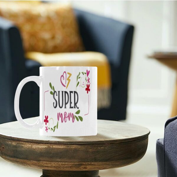 Ceramic Mug – 11 oz White Coffee Mug – Mother’s Day Gift – Super Drinkware ceramic coffee mug 6