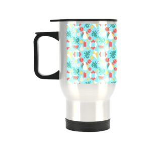 Insulated Stainless Steel Travel Mug – Commuters Cup – Beach  (14 oz) Drinkware Double Wall Insulated Cup