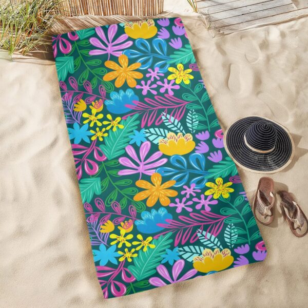 Beach Towels – Large Summer Vacation or Spring Break Beach Towel 31″x71″ – Pastel Jungle Beach Towels beach towel 5