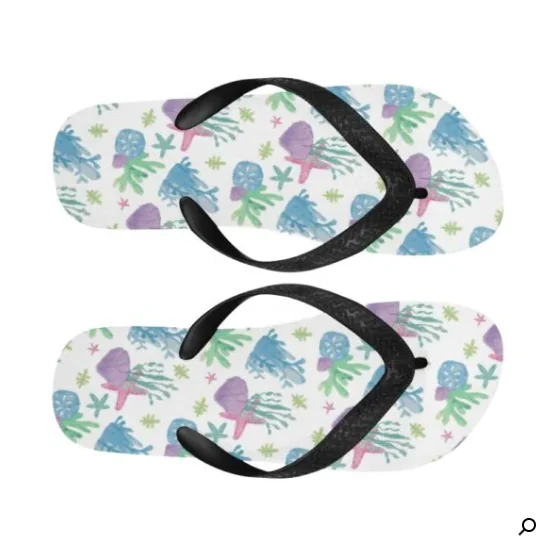 Unisex Flip Flops – Summer Beach Sandals – Starfish Coral Flip Flops Beach footwear 3 Unisex Flip Flops – Summer Beach Sandals – Starfish Coral Flip Flops Beach footwear 3