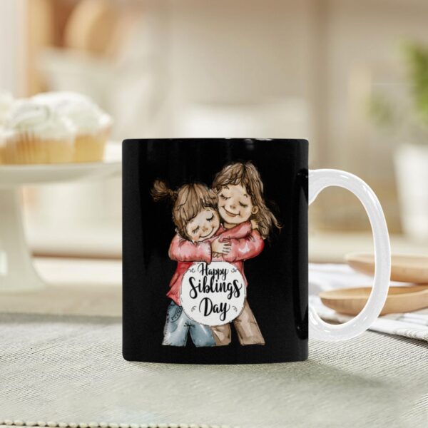 Ceramic Mug – 11 oz – Sibling’s Day Gift – HSD Black Coffee Mug Drinkware ceramic coffee mug