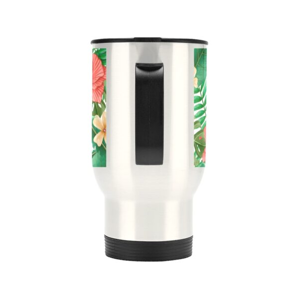 Insulated Stainless Steel Travel Mug – Commuters Cup – Eucalyptus  (14 oz) Drinkware Double Wall Insulated Cup 4