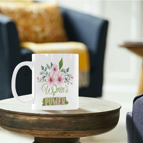 Ceramic Mug – 11 oz White – Women’s Day Gift – Power Coffee Mug Drinkware ceramic coffee mug 6