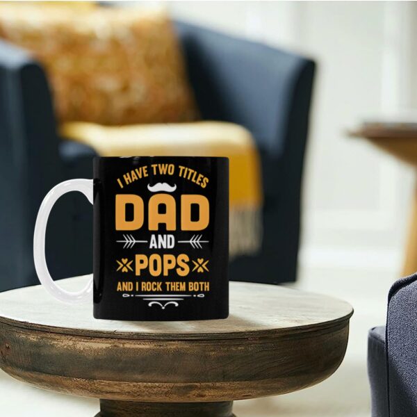 Ceramic Mug – Father’s Day – Pops – 11 oz White Coffee Mug Drinkware ceramic coffee mug 6