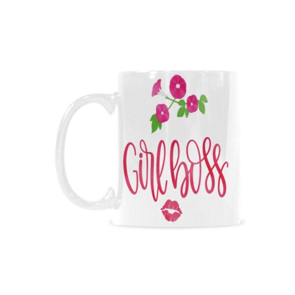 Ceramic Mug – 11 oz White Coffee Mug – Women’s Day Gift – Girl Boss Drinkware ceramic coffee mug 2