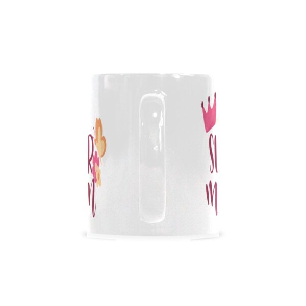 Ceramic Mug – 11 oz White Coffee Mug – Mother’s Day Gift – Super Queen Drinkware ceramic coffee mug 3