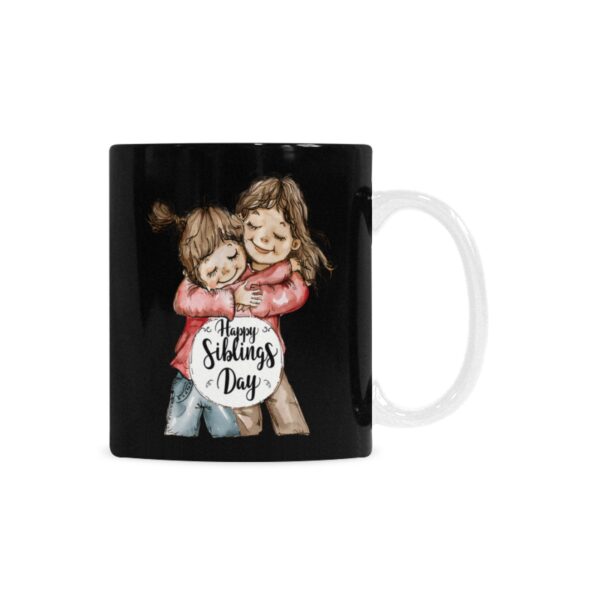 Ceramic Mug – 11 oz – Sibling’s Day Gift – HSD Black Coffee Mug Drinkware ceramic coffee mug 7