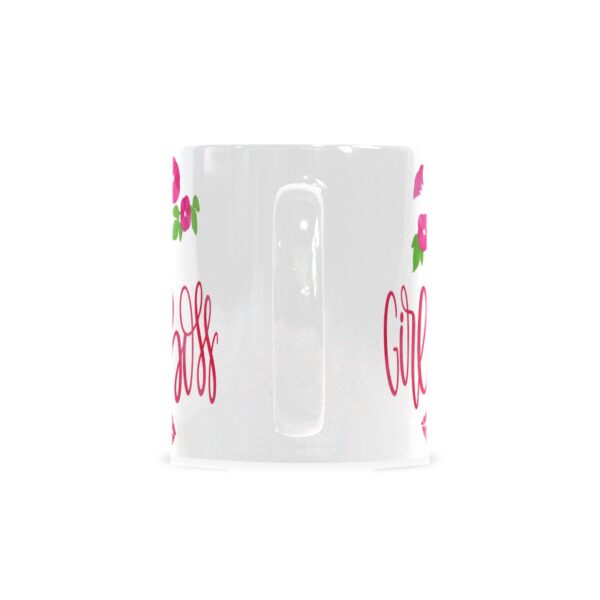 Ceramic Mug – 11 oz White Coffee Mug – Women’s Day Gift – Girl Boss Drinkware ceramic coffee mug 3