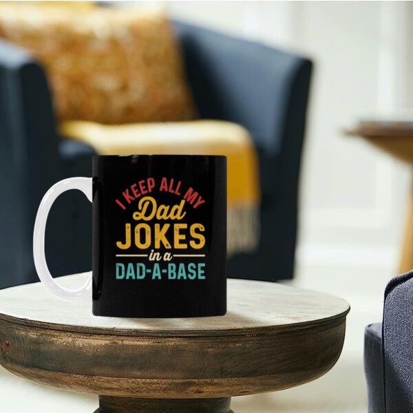 Ceramic Mug – Father’s Day – Dad Jokes – 11 oz White Coffee Mug Drinkware ceramic coffee mug 6