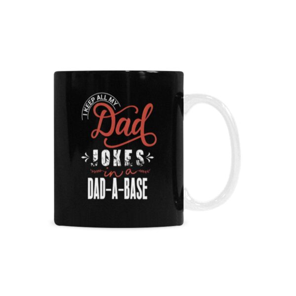 Ceramic Mug – Father’s Day – D-Base Red – 11 oz White Coffee Mug Drinkware ceramic coffee mug 7