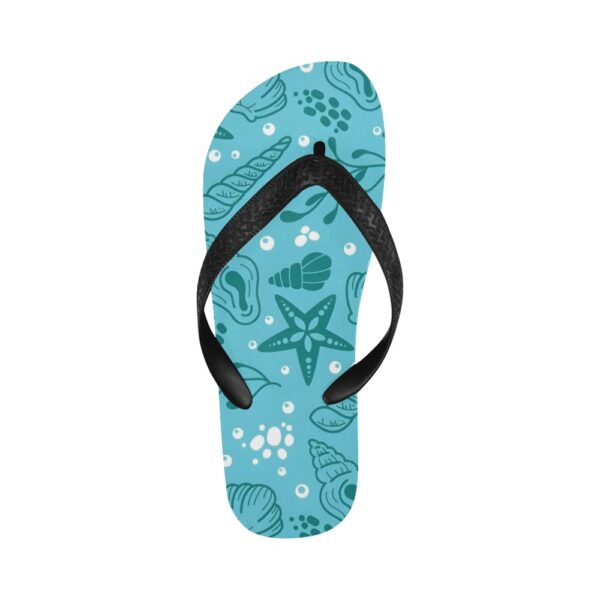 Unisex Flip Flops – Summer Beach Sandals – Blue Shells Clothing Beach footwear 5