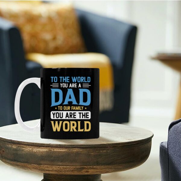 Ceramic Mug – Father’s Day – World – 11 oz White Coffee Mug Drinkware ceramic coffee mug 6