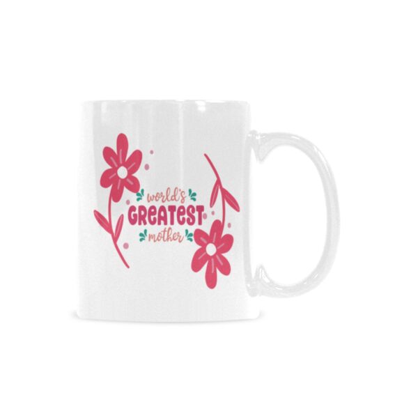 Ceramic Mug – 11 oz White Coffee Mug – Mother’s Day Gift – Greatest Drinkware ceramic coffee mug 7