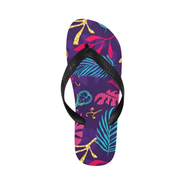 Unisex Flip Flops – Summer Beach Sandals – Fuchsia Splash Clothing Beach footwear 2