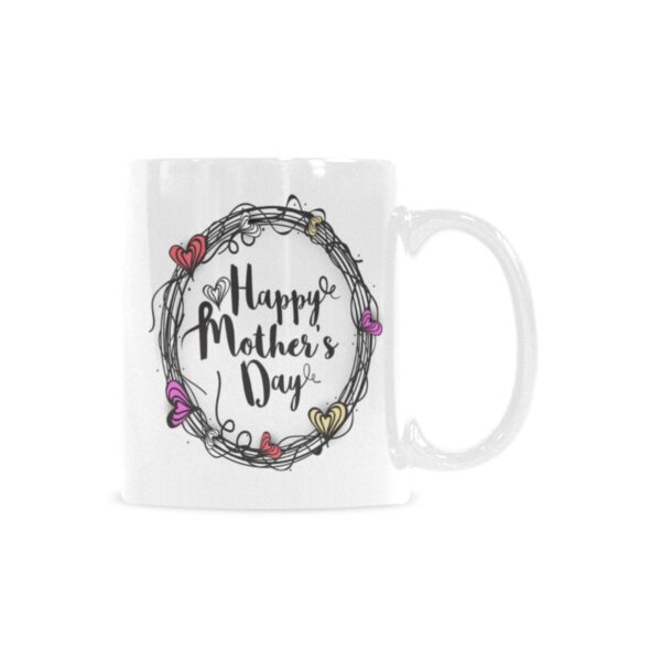 Ceramic Mug – 11 oz White Coffee Mug – Mother’s Day Gift – HMD Wreath Drinkware ceramic coffee mug 7