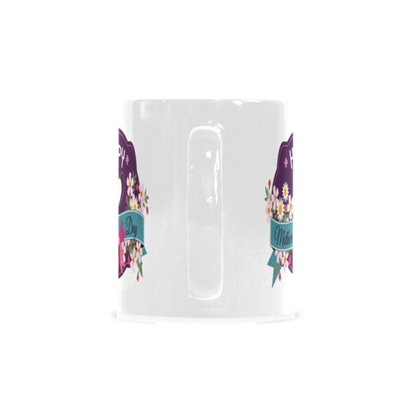 Ceramic Mug – 11 oz White Coffee Mug – Mother’s Day Gift – HMD Purple Drinkware ceramic coffee mug 3
