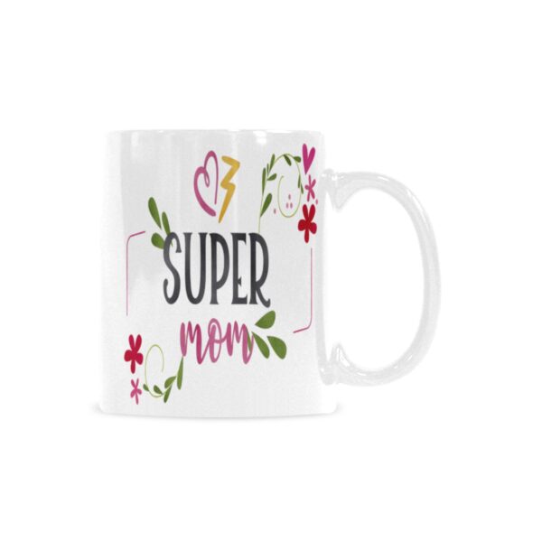 Ceramic Mug – 11 oz White Coffee Mug – Mother’s Day Gift – Super Drinkware ceramic coffee mug 7