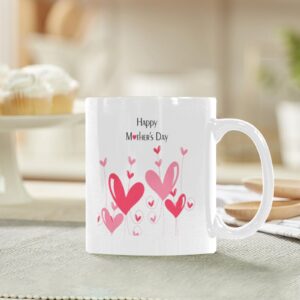 Ceramic Mug – 11 oz White Coffee Mug – Mother’s Day Gift – HMD Balloon Drinkware ceramic coffee mug