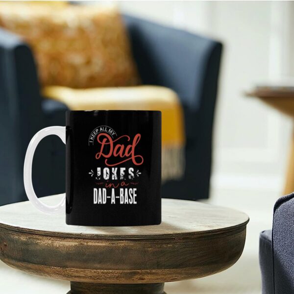 Ceramic Mug – Father’s Day – D-Base Red – 11 oz White Coffee Mug Drinkware ceramic coffee mug 6
