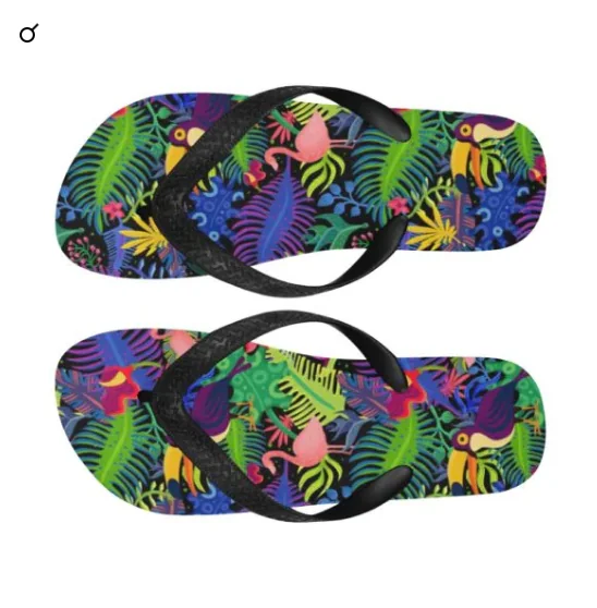Unisex Flip Flops – Summer Beach Sandals – Toucan Flip Flops Beach footwear 4