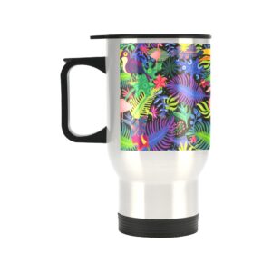 Insulated Stainless Steel Travel Mug – Commuters Cup – Toucan  (14 oz) Drinkware Double Wall Insulated Cup