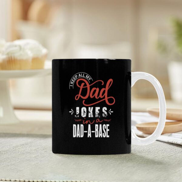 Ceramic Mug – Father’s Day – D-Base Red – 11 oz White Coffee Mug Drinkware ceramic coffee mug
