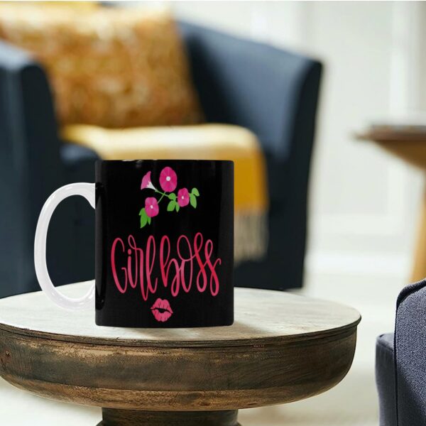 Ceramic Mug – 11 oz – Women’s Day Gift – Girl Boss Black Classic Coffee Mug Drinkware ceramic coffee mug 6
