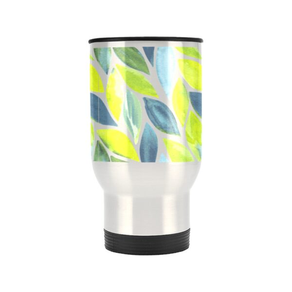 Insulated Stainless Steel Travel Mug – Commuters Cup – Latte Leaf  (14 oz) Drinkware Double Wall Insulated Cup 2