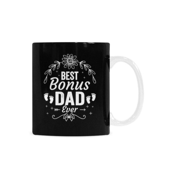 Ceramic Mug – Father’s Day – Bonus Dad – 11 oz White Coffee Mug Drinkware ceramic coffee mug 7