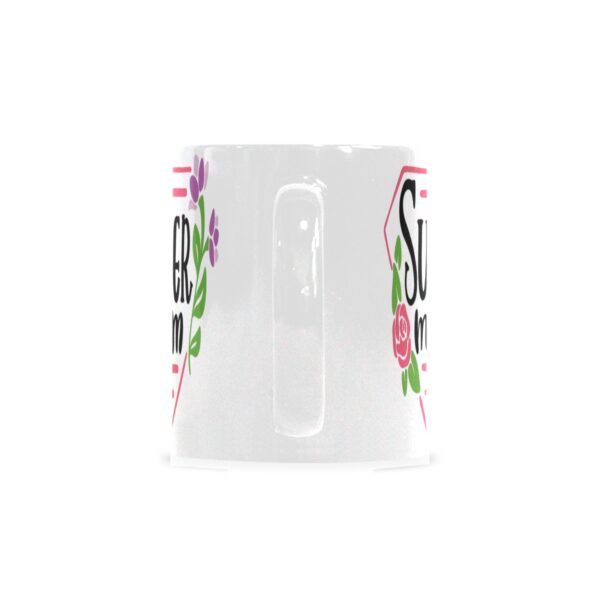 Ceramic Mug – 11 oz White Coffee Mug – Mother’s Day Gift – Super Diamond Drinkware ceramic coffee mug 3