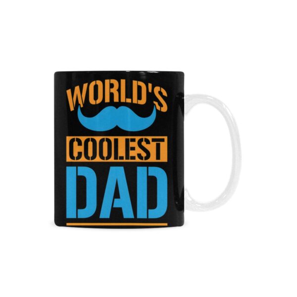 Ceramic Mug – Father’s Day – Coolest Dad – 11 oz White Coffee Mug Drinkware ceramic coffee mug 7